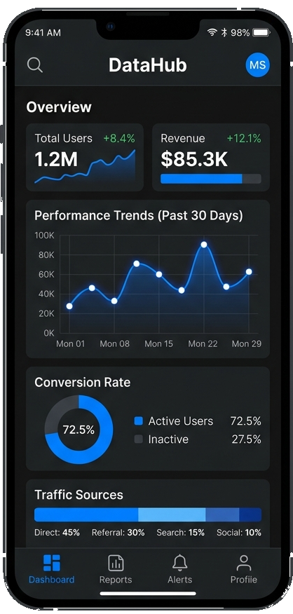 Mobile App Interface